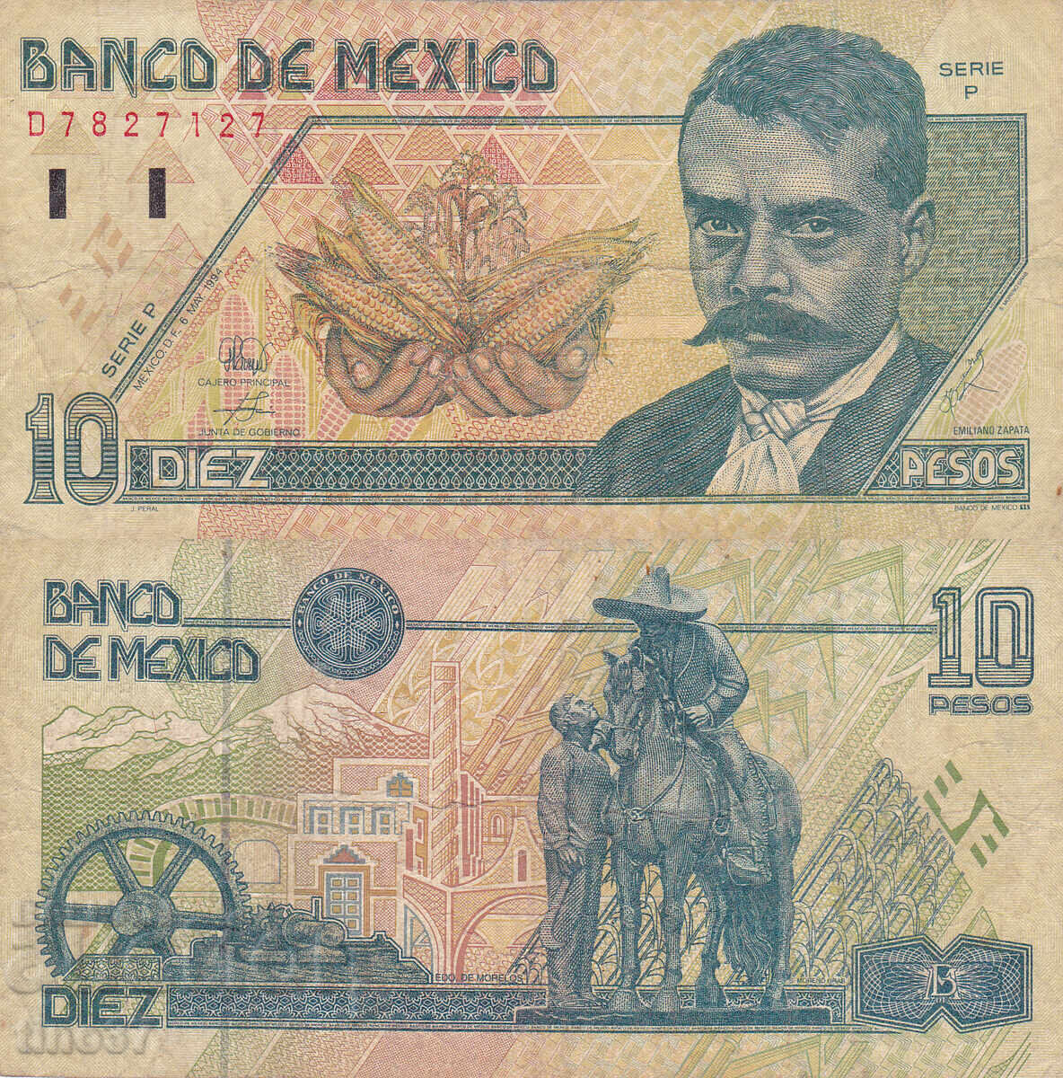 tino37 - MEXICO - 10 PESOS - 1994 - F tino37 - MEXICO - 10 PESOS - 1994 - F