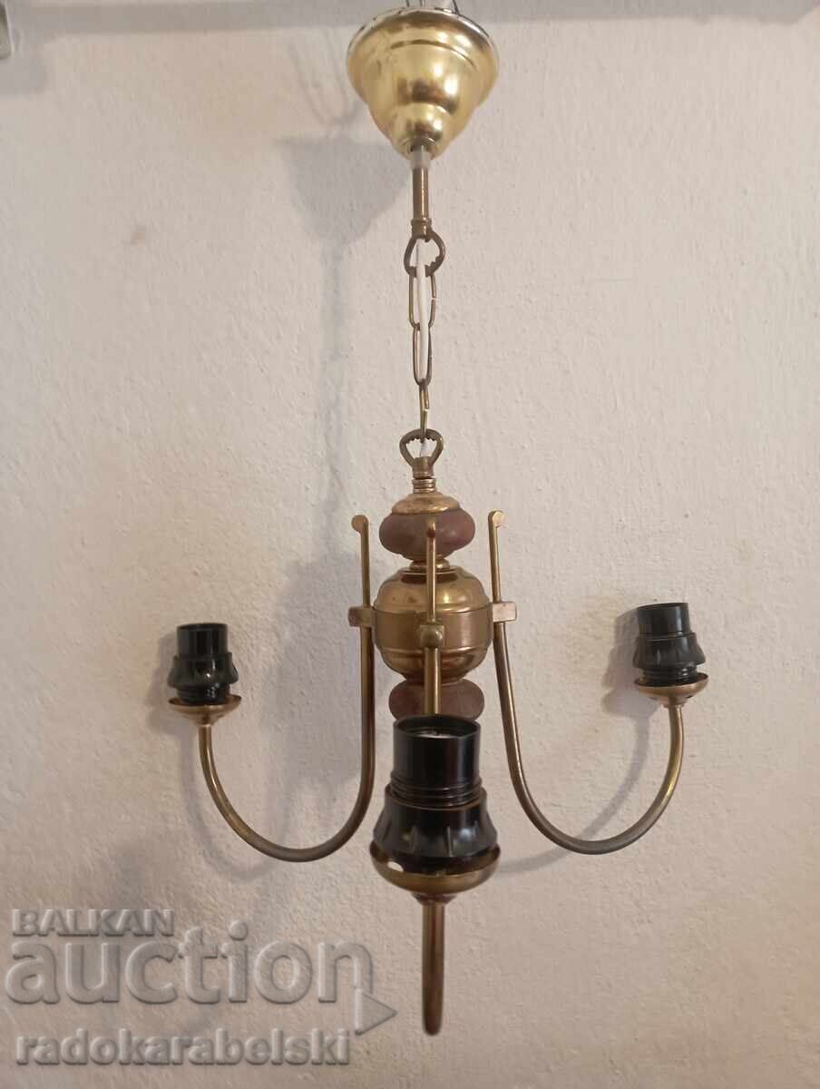 Аукцион Стариннен месингов полилей