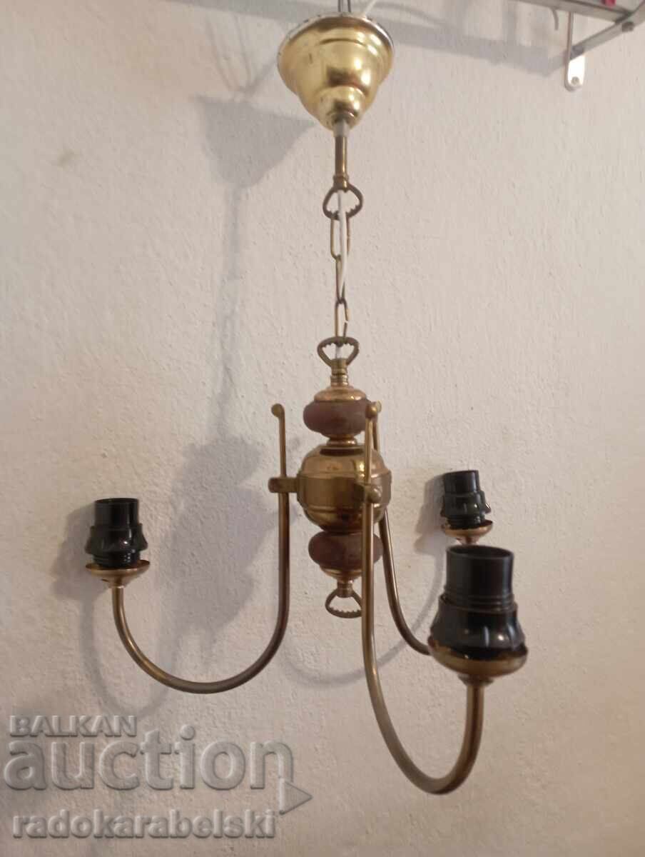 Стариннен месингов полилей