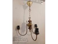 Candelabru vechi din alamă