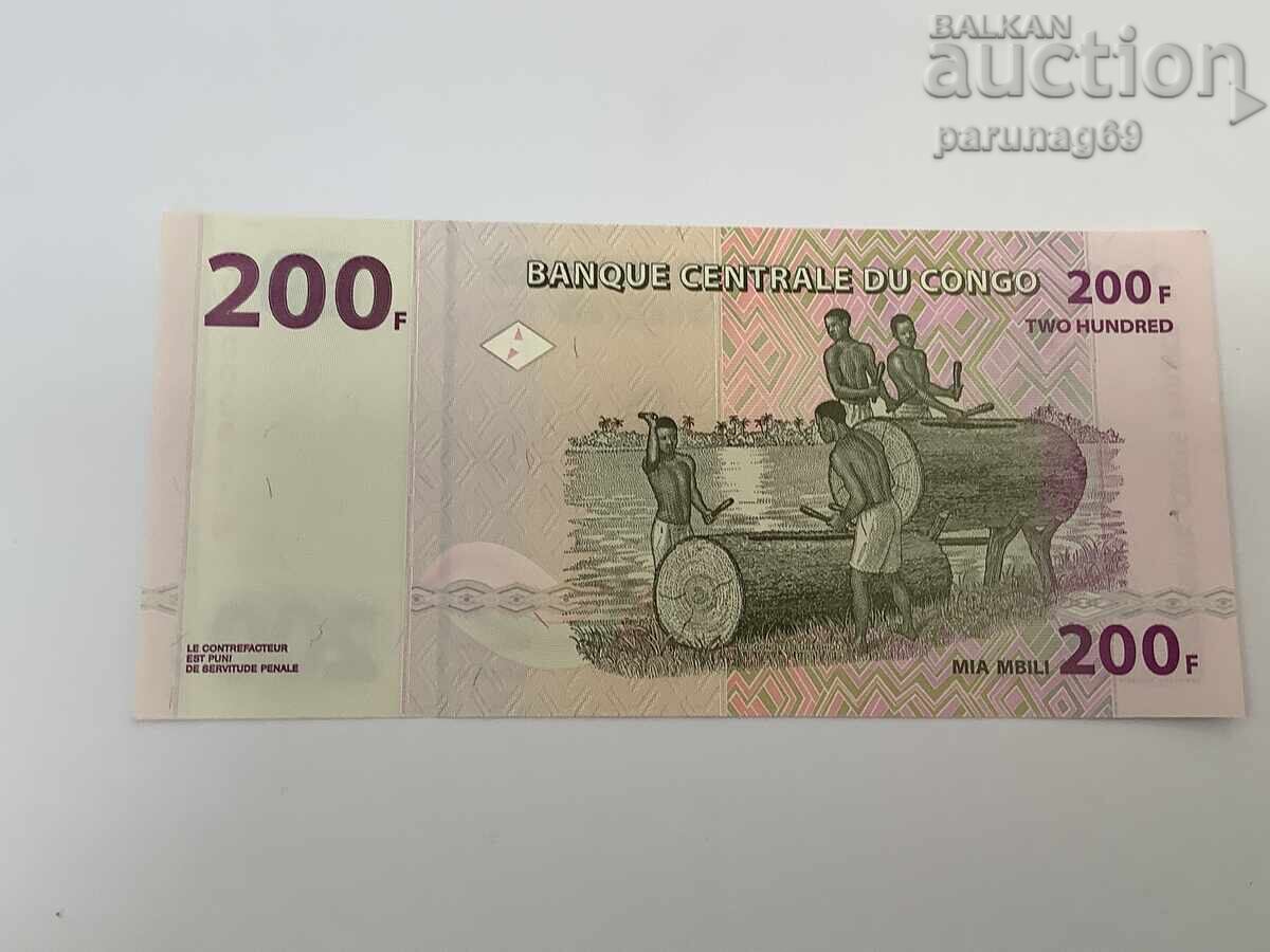 Congo 200 Francs 2013 UNC with price 2.00 BGN | € 1.02