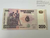 Congo 200 Francs 2013 UNC