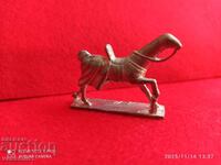 Old lead soldier from the 50s unpainted Kinder detailed