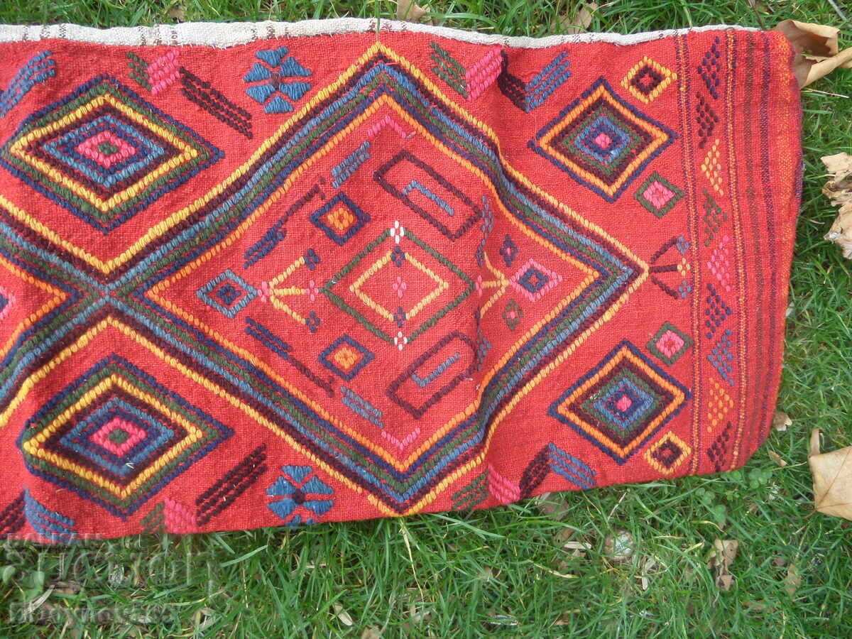 Δημοπρασία Χειροποίητη, ροδίτικη μάλλινη μαξιλαροθήκη για μιντέρι