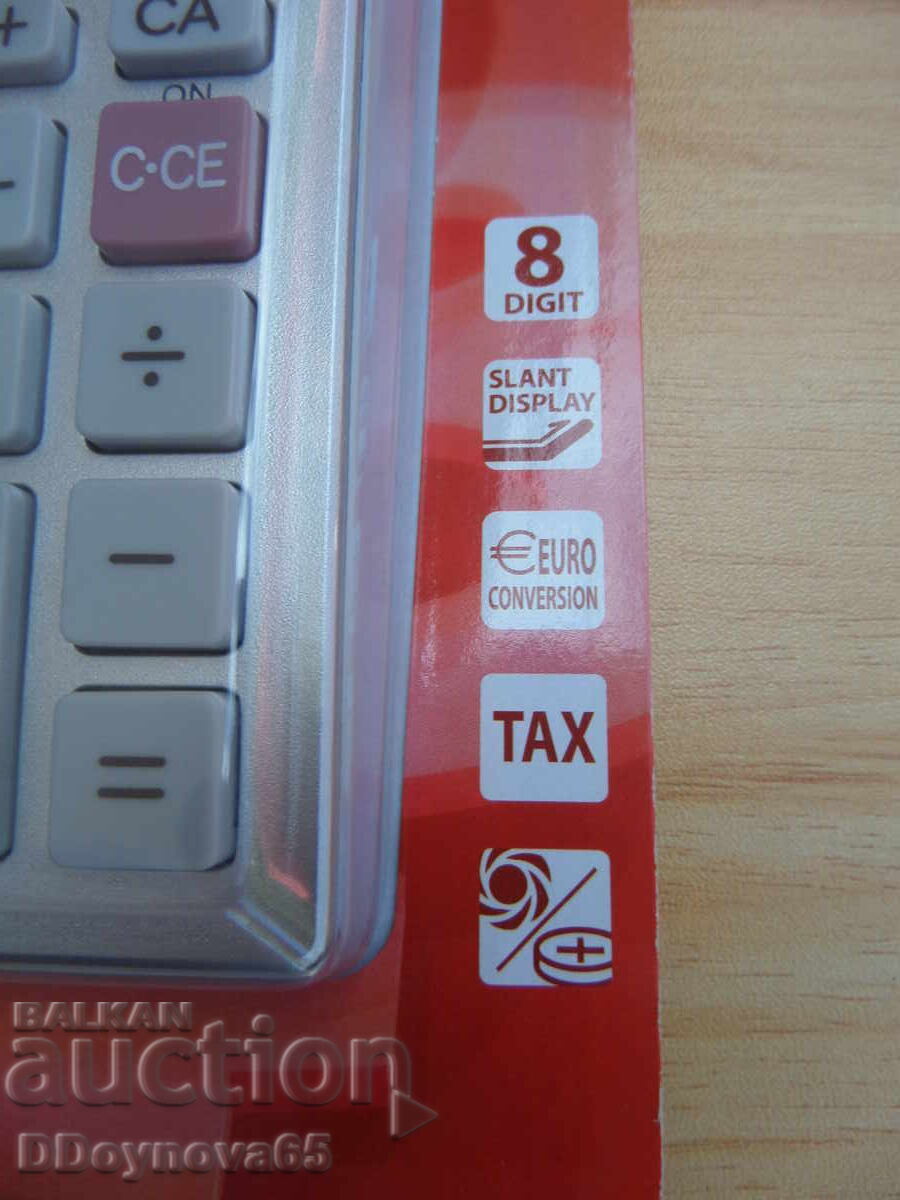 Αριθμομηχανή SHARP, λειτουργία λέβα-ευρώ με τιμή 25.00 BGN | € 12.78