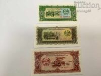 Λάος 5, 10 και 20 Κιπ 1979 UNC Λοτ 3 τεμαχίων