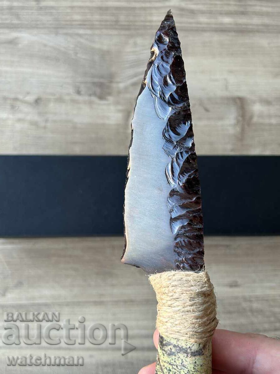 Delivery of Obsidian knife with onyx handle #6 Delivery of Obsidian knife with onyx handle #6