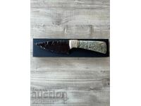 Obsidian knife with onyx handle #6
