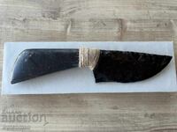 Obsidian knife with onyx handle #7