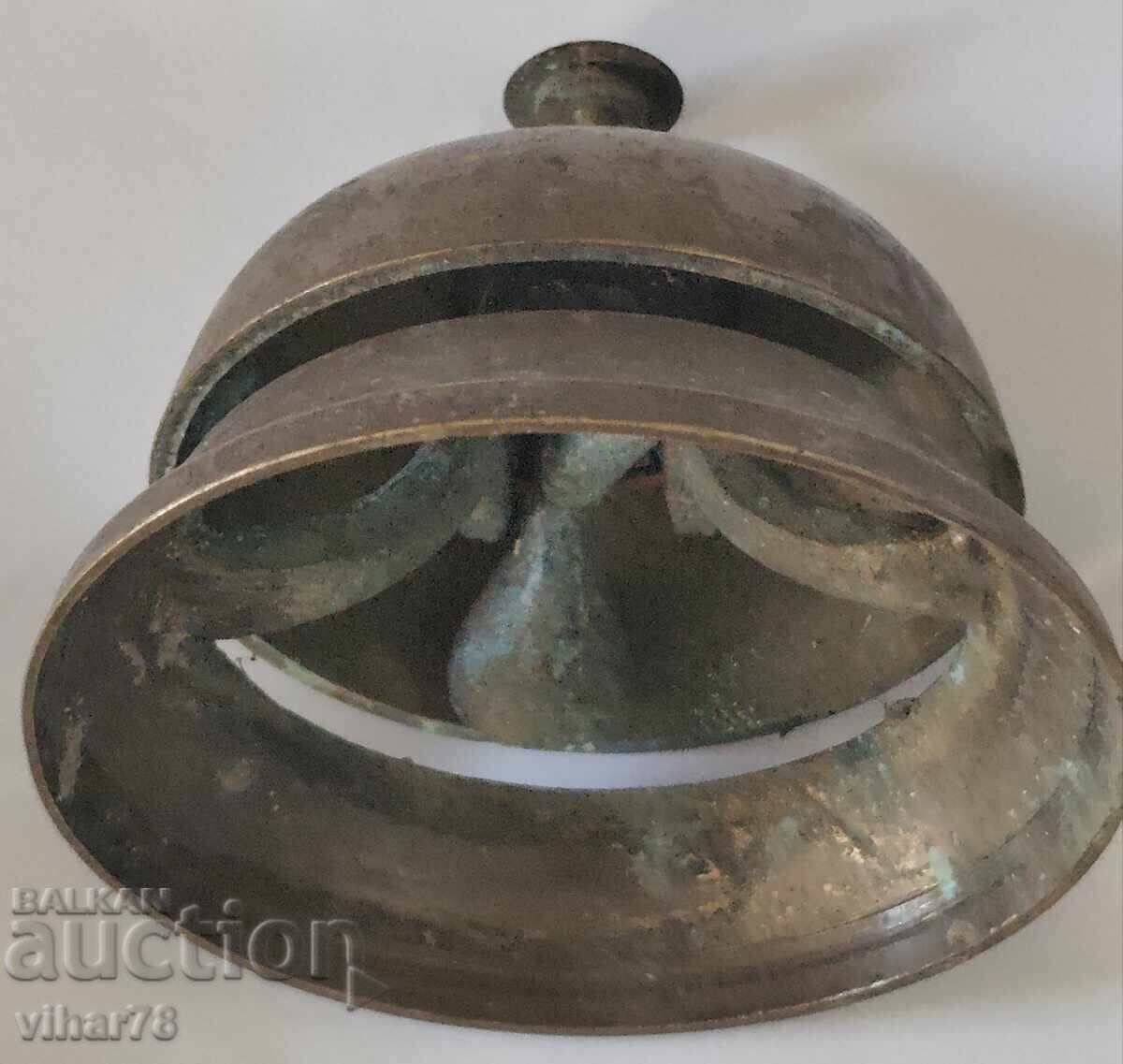 Old bronze bell for hotel reception - 5