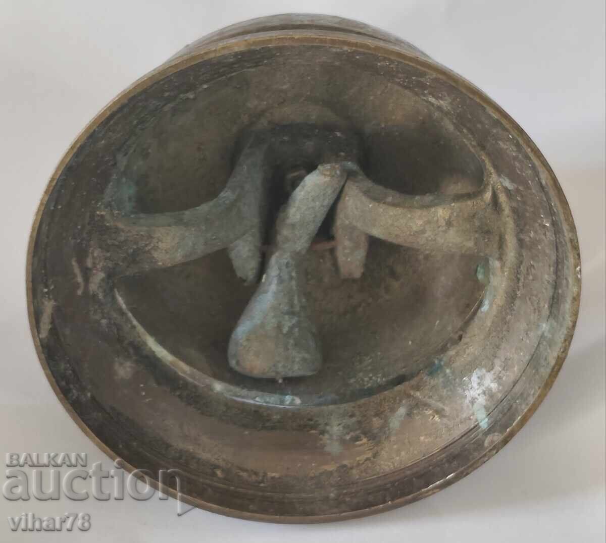 Old bronze bell for hotel reception - 6