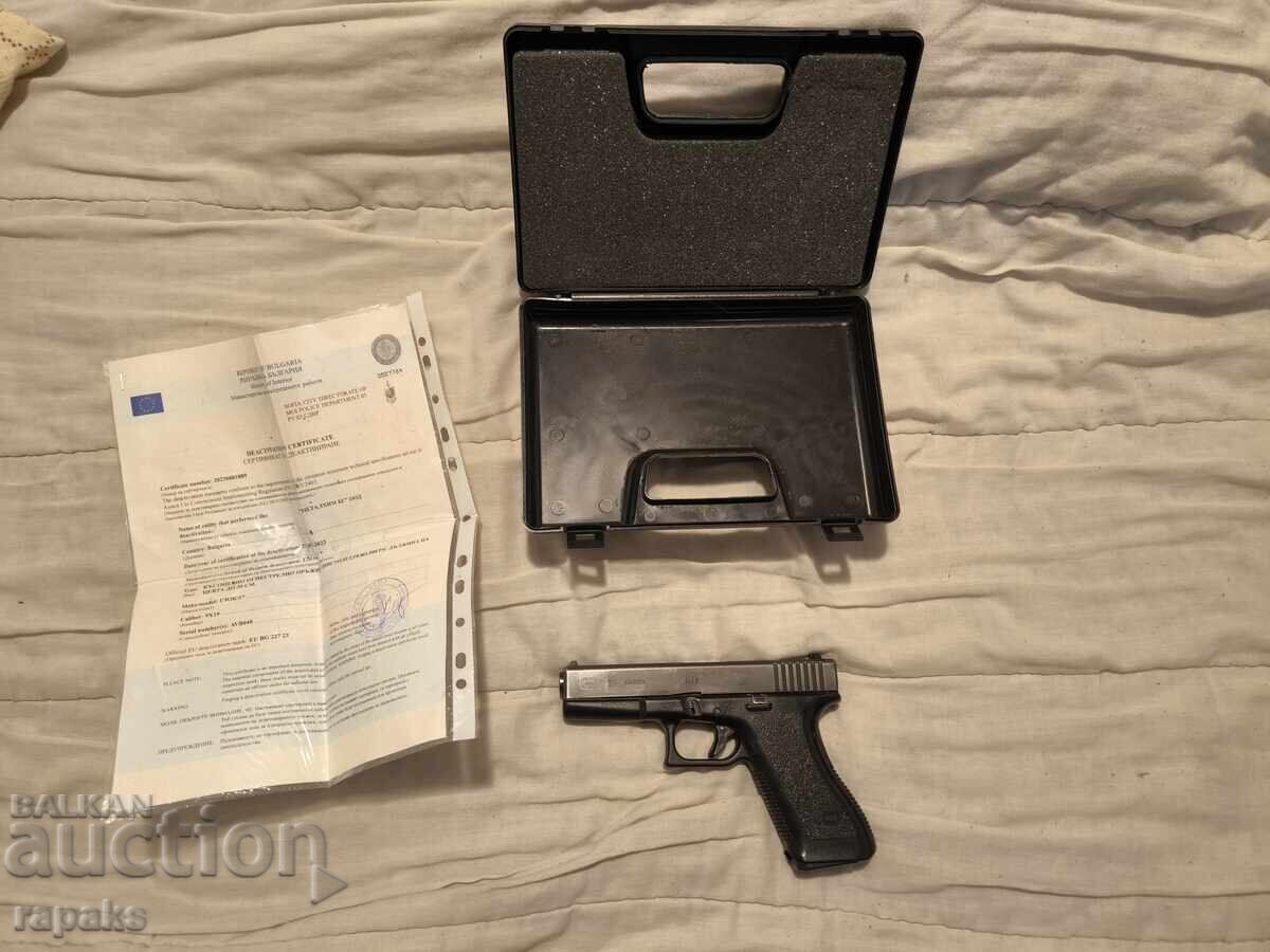 Armă securizată, Pistol Glock 17 dezactivat, revolver