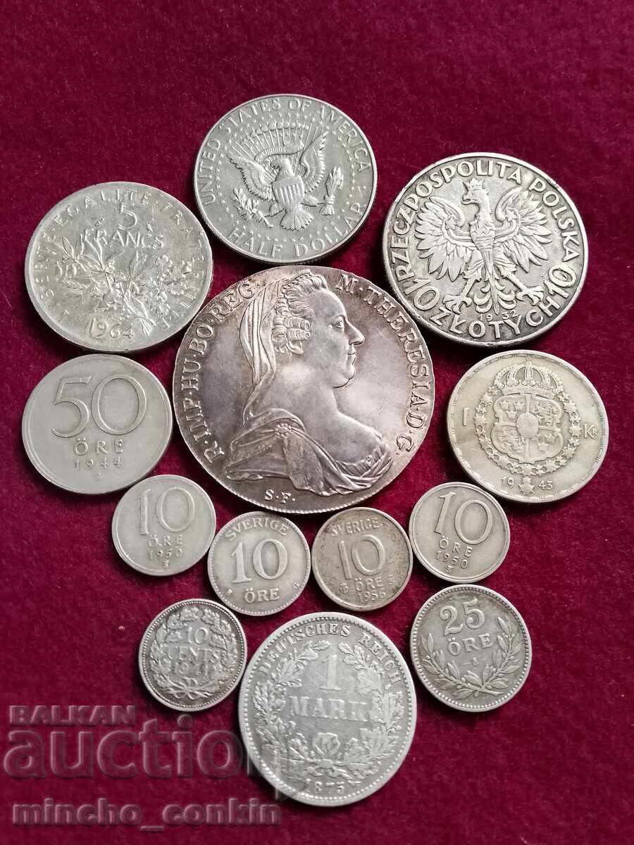 Silver Coins Thaler Investment Collection