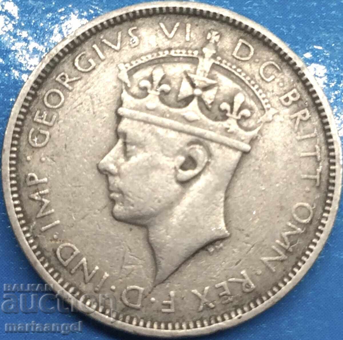 British West Africa 3 pence 1938 silver - 6 British West Africa 3 pence 1938 silver - 6