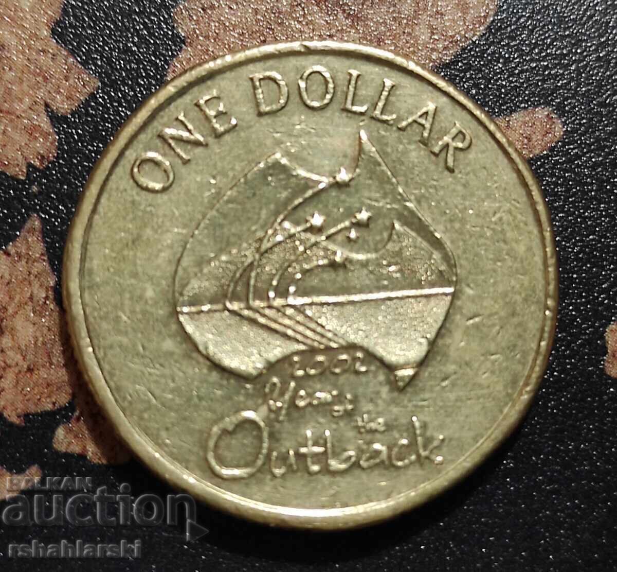 Australian 1 Dollar Coin, 2002