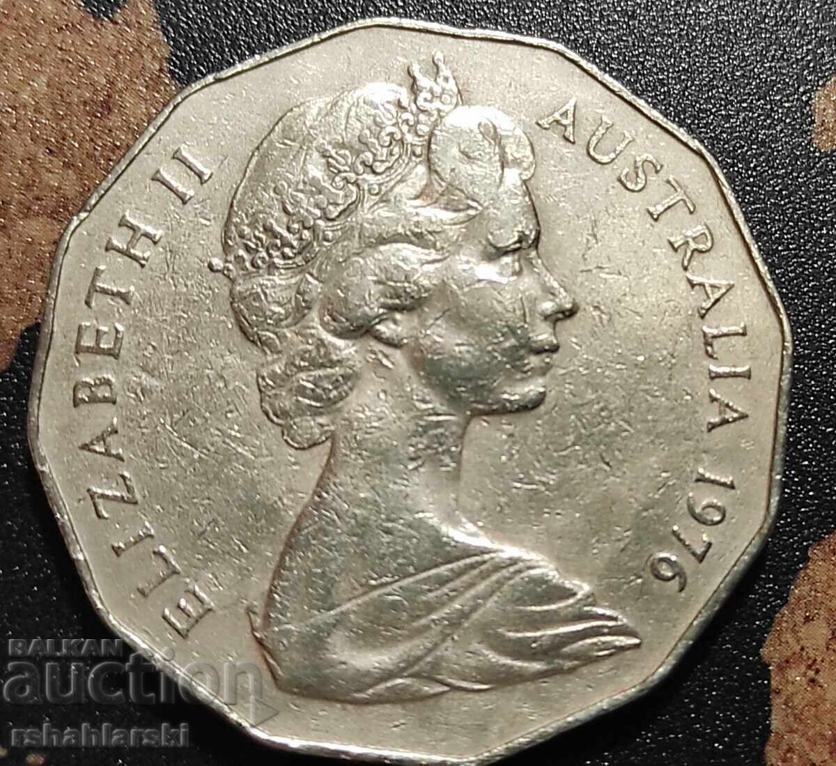 Αυστραλιανό νόμισμα 50 σεντ, 1976 με τιμή 3.00 BGN | € 1.53 Αυστραλιανό νόμισμα 50 σεντ, 1976 με τιμή 3.00 BGN | € 1.53