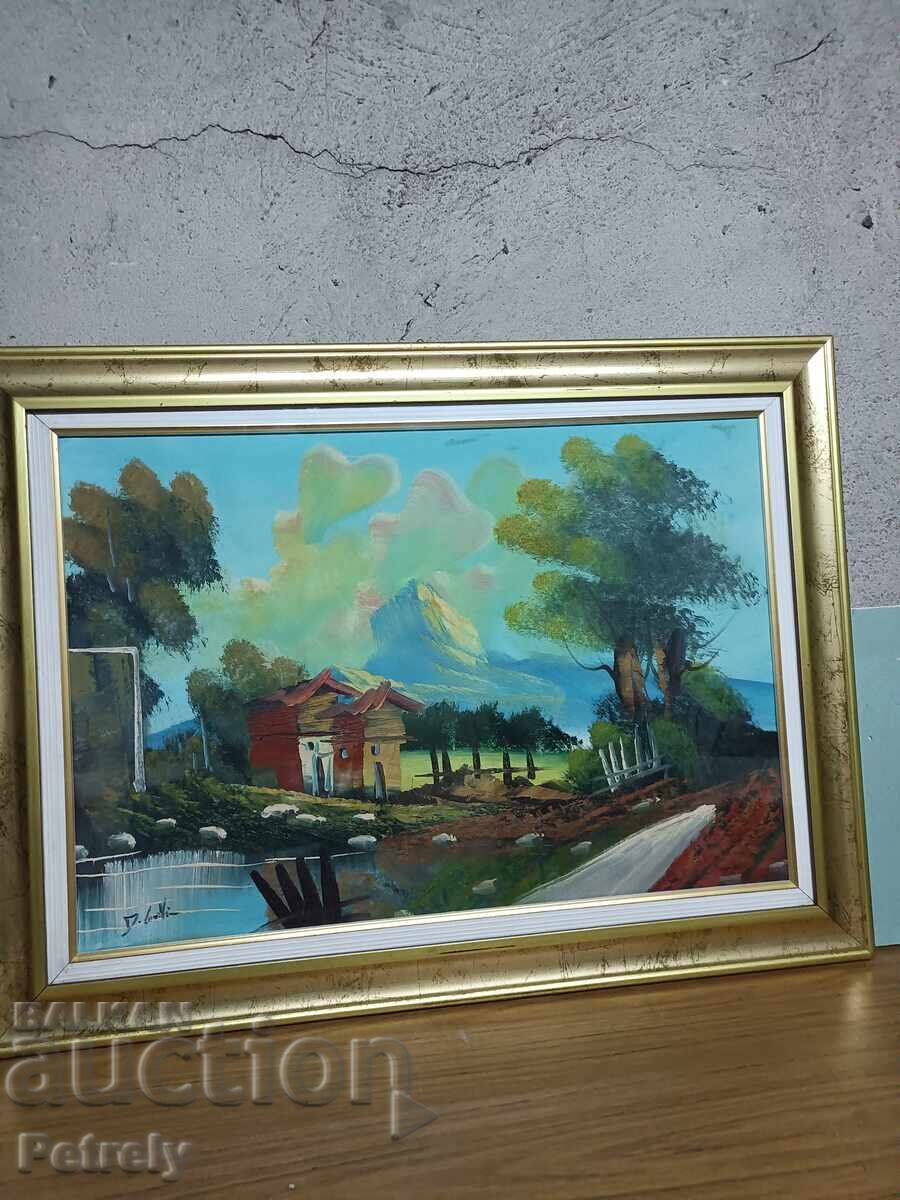 Παλιά ελαιογραφία με τιμή 160.00 BGN | € 81.81