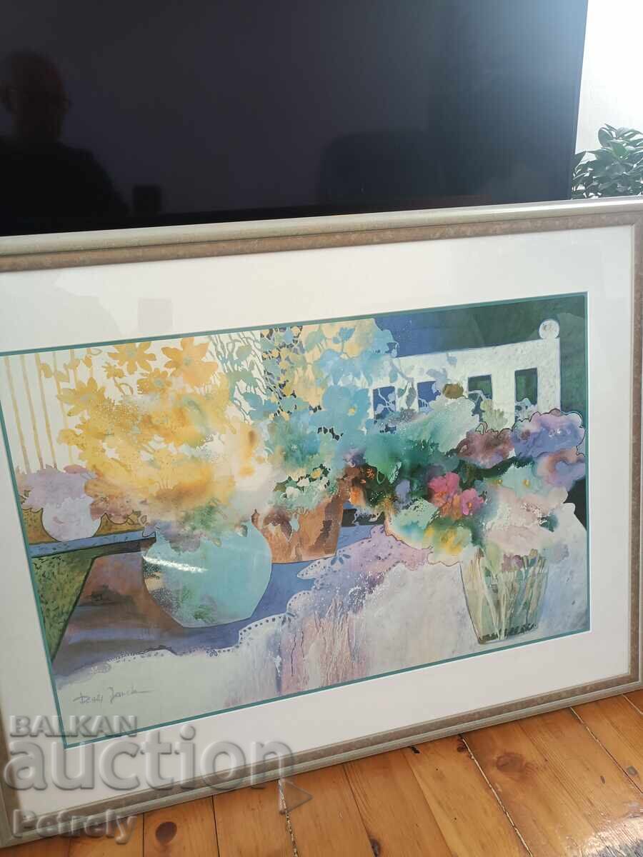 Μια μεγάλη παλιά εικόνα με τιμή 190.00 BGN | € 97.15