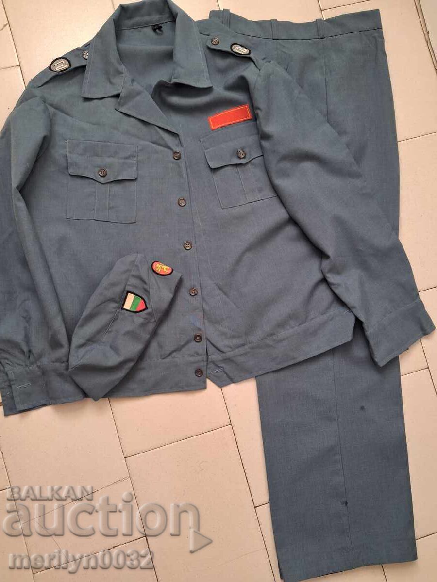 Uniformă Apărare Civilă jachetă pantaloni chipiu 5 bucăți OSO - 6 Uniformă Apărare Civilă jachetă pantaloni chipiu 5 bucăți OSO - 6