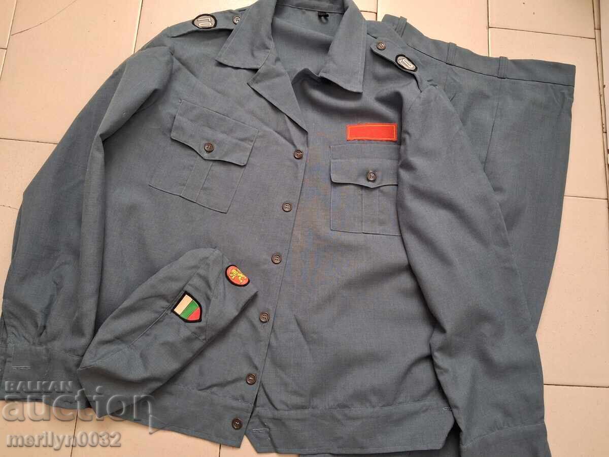 Uniformă Apărare Civilă jachetă pantaloni chipiu 5 bucăți OSO - 7 Uniformă Apărare Civilă jachetă pantaloni chipiu 5 bucăți OSO - 7