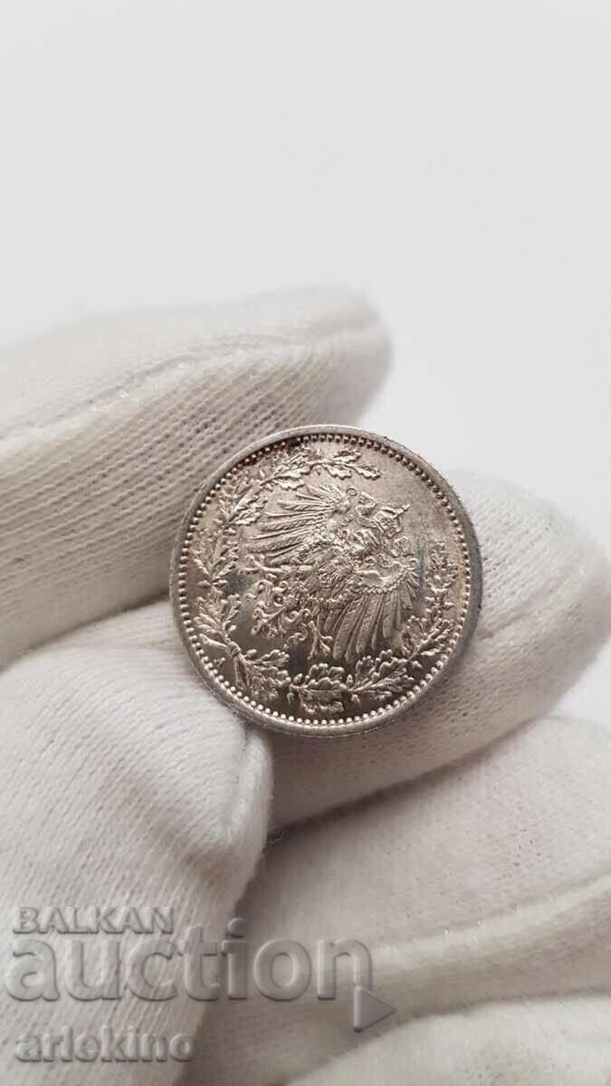 Collectible Silver Coin 1/2 Mark 1916 - 5