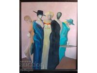 "Ladies' Party" - Painting by ZDRAVKO YONCHEV