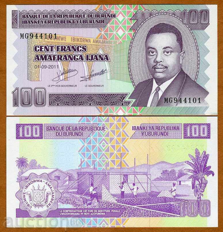 Zorba LICITAȚII BURUNDI 100 FRANCA 2011 UNC Zorba LICITAȚII BURUNDI 100 FRANCA 2011 UNC