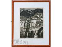 Gravură de Veselin Staykov, 1967