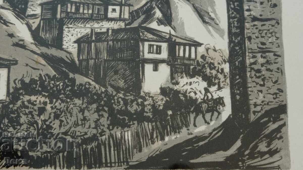 Veselin Staykov engraving 1965 - 5