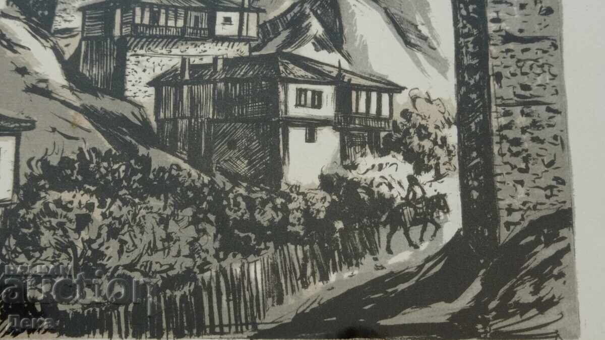 Veselin Staykov engraving 1965 - 5