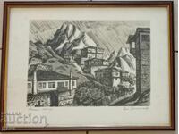 Veselin Staykov engraving 1965