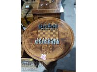 BEAUTIFUL WOODEN CHESS TABLE