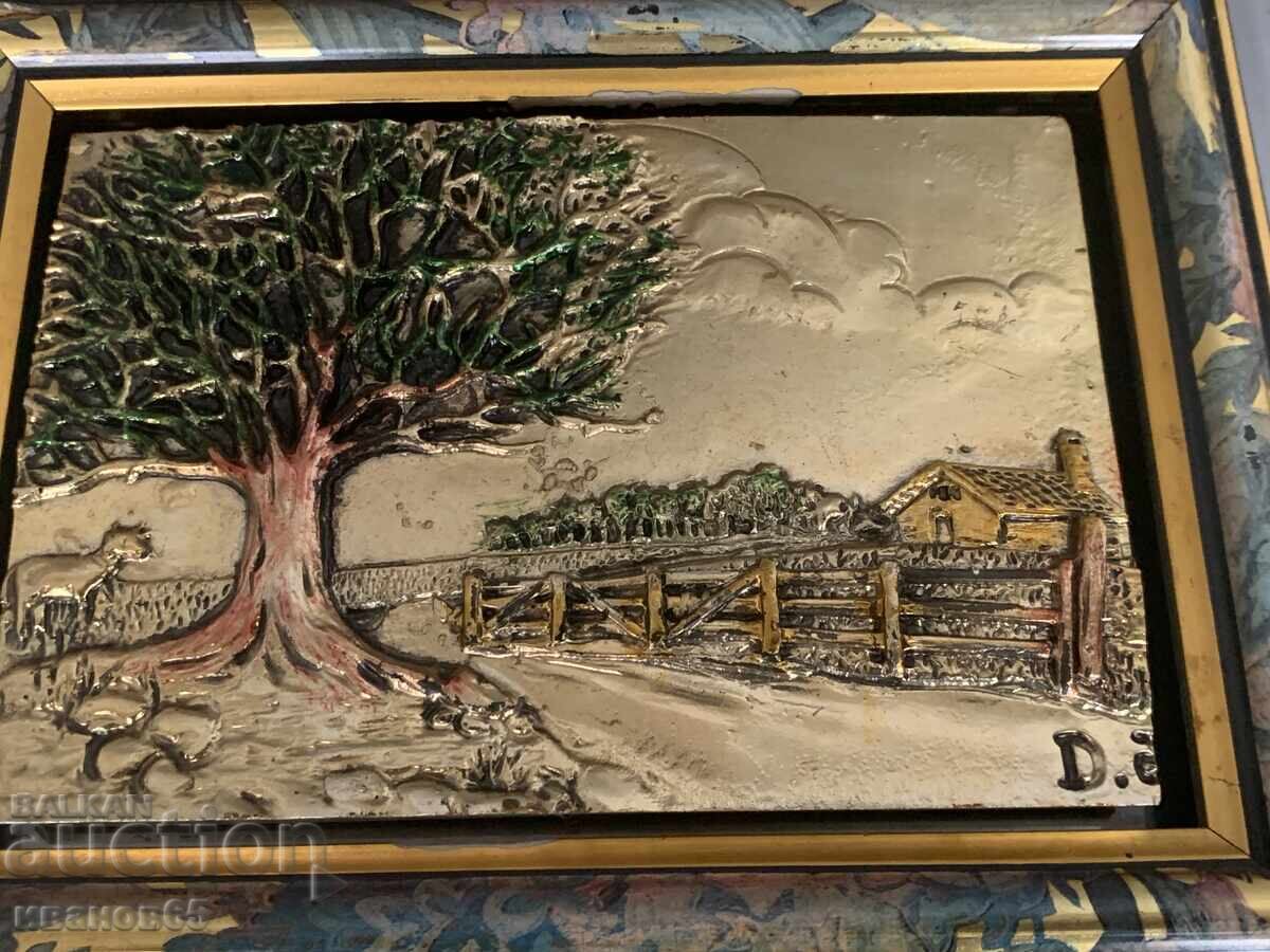 Framed mirror picture, bas-relief, made in Italy 2 - 5 Framed mirror picture, bas-relief, made in Italy 2 - 5