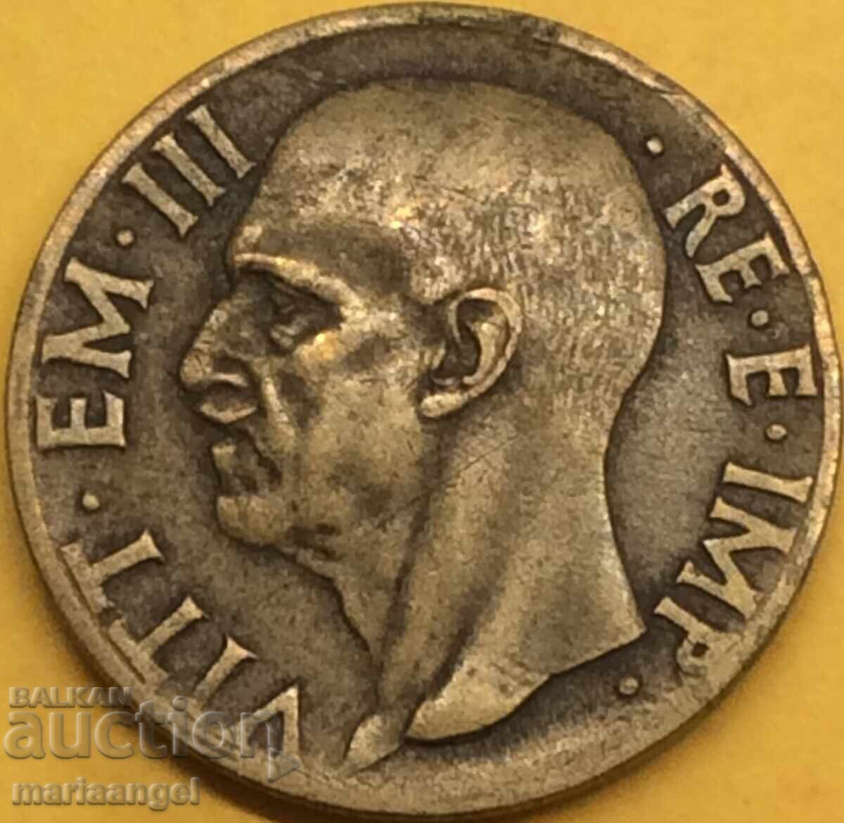 Παράδοση 10 Centesimi 1939 Ιταλία Φασισμός Βίκτωρ Εμμανουήλ Γ' Χάλκινο