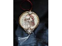 Decorațiune de Crăciun retro, vintage pentru brad