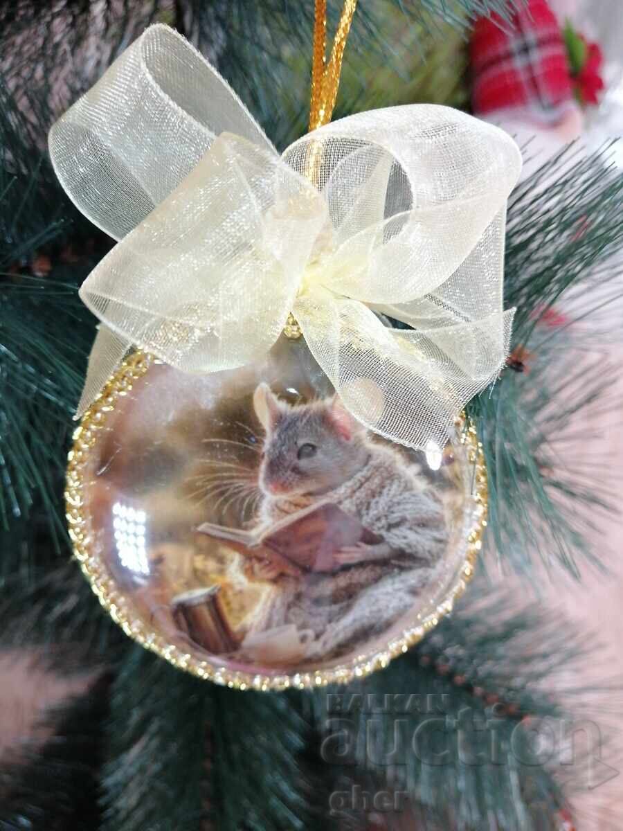 Χριστουγεννιάτικο ρετρό, vintage στολίδι για χριστουγεννιάτικο δέντρο