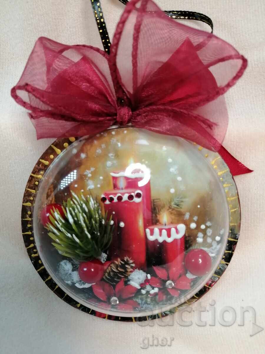 Χριστουγεννιάτικο ρετρό, vintage στολίδι για χριστουγεννιάτικο δέντρο