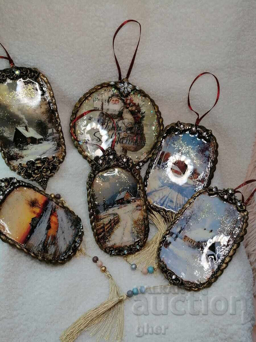 Christmas retro, vintage Christmas tree ornament