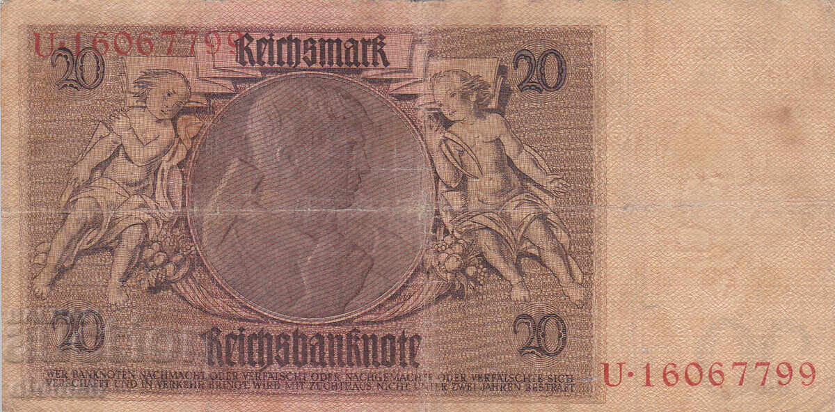 dioman - ГЕРМАНИЯ - 20 МАРКИ с цена 2.10 лв. | € 1.07