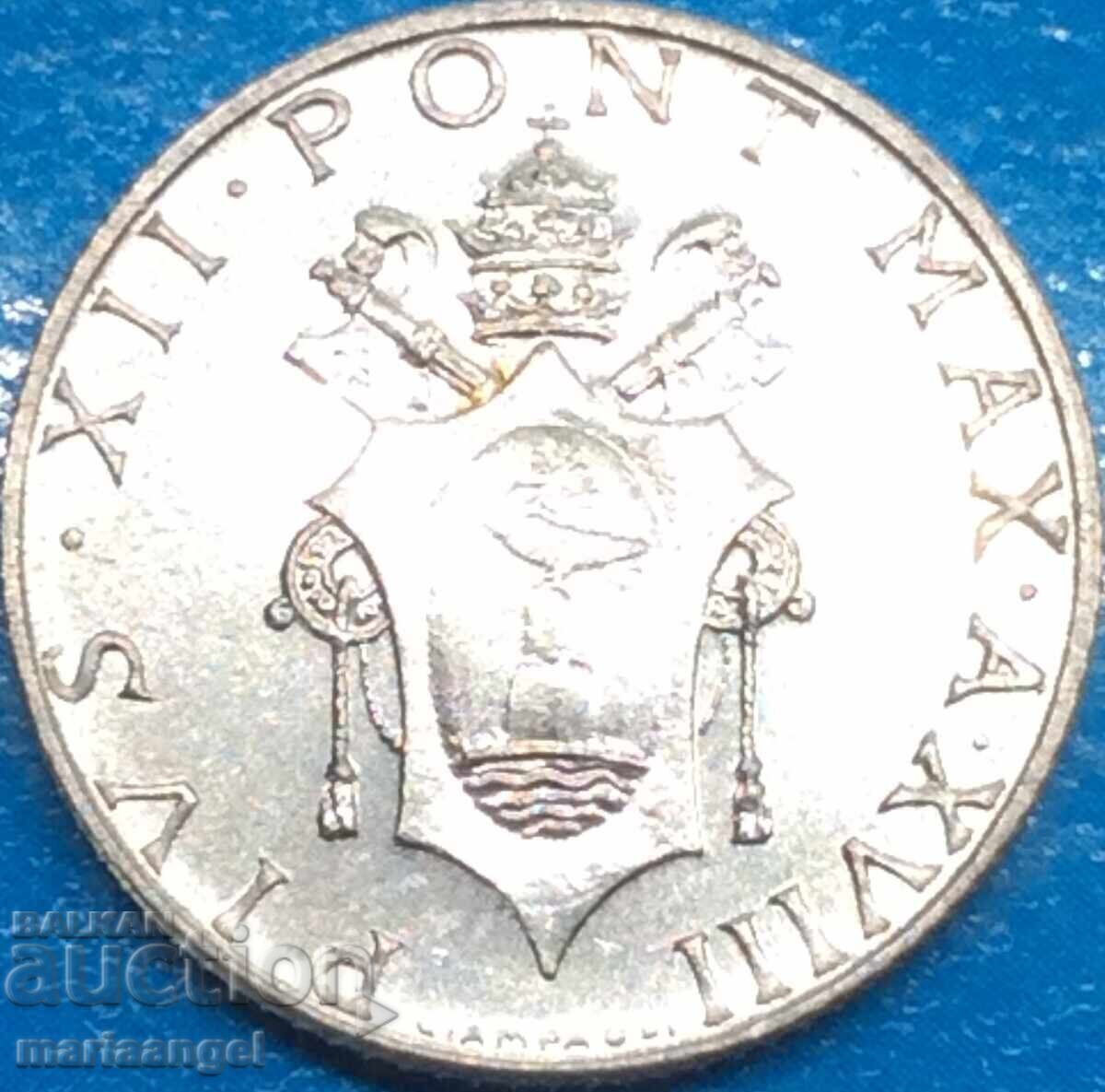 Delivery of 2 Lire 1956 Vatican UNC PROOF-like Pius XII