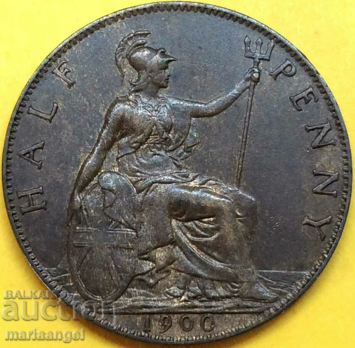 Δημοπρασία Μεγάλη Βρετανία 1 Farthing 1900 Victoria UNC