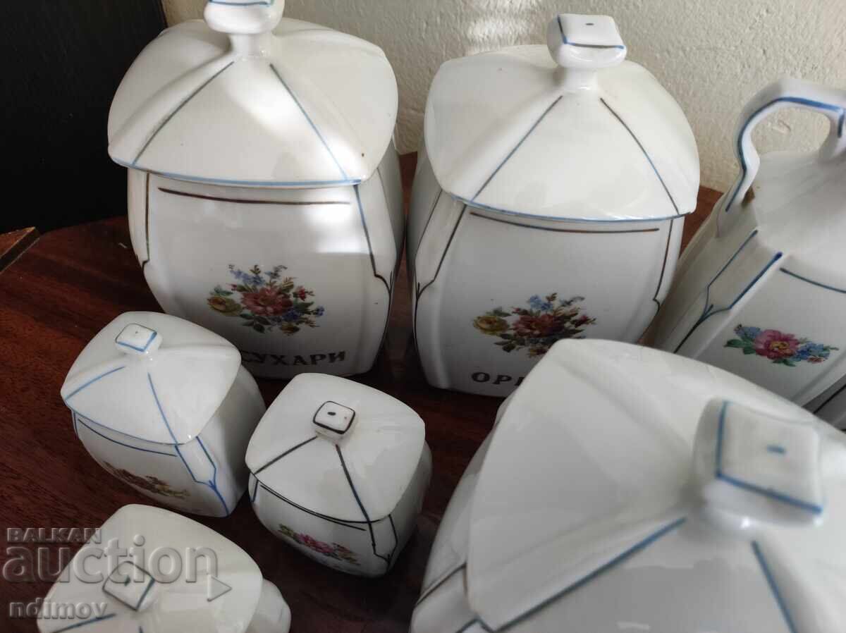 Retro porcelain kitchen set - 7