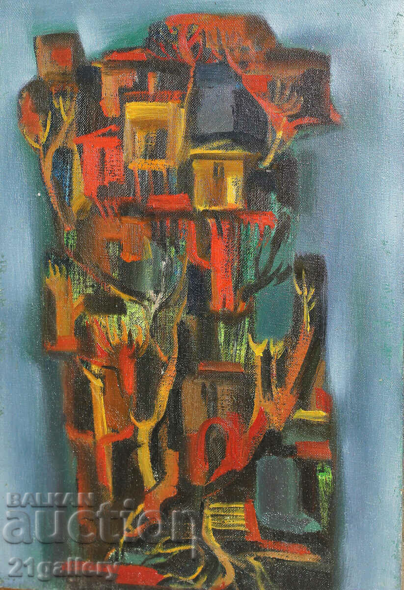 Auction Prof. Stoyan Domuschiev (1935-2021) Abstract oil paints Auction Prof. Stoyan Domuschiev (1935-2021) Abstract oil paints