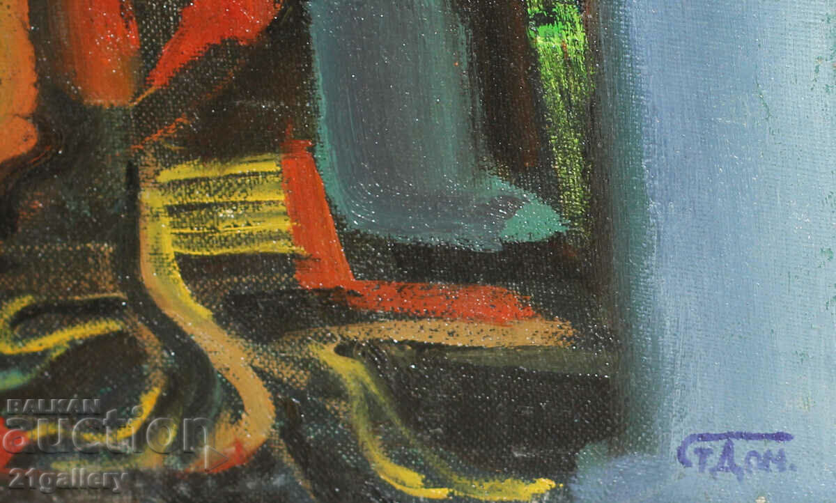 Prof. Stoyan Domuschiev (1935-2021) Abstract oil paints - 7 Prof. Stoyan Domuschiev (1935-2021) Abstract oil paints - 7