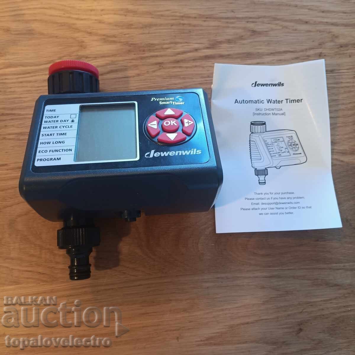 Auction  Automatic Irrigation Timer, Rain Delay, Eco Mode
