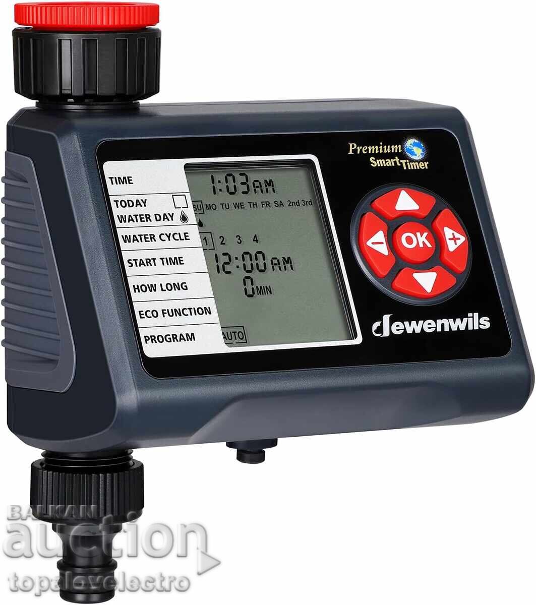 Automatic Irrigation Timer, Rain Delay, Eco Mode