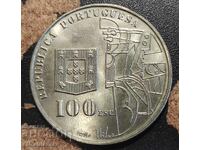 Coin Portugal (Commemorative) 100 Escudos, 1987