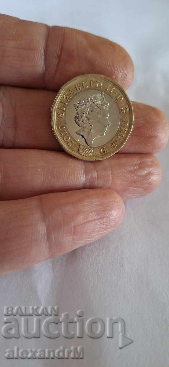 1 pound, 2017 coin - 1