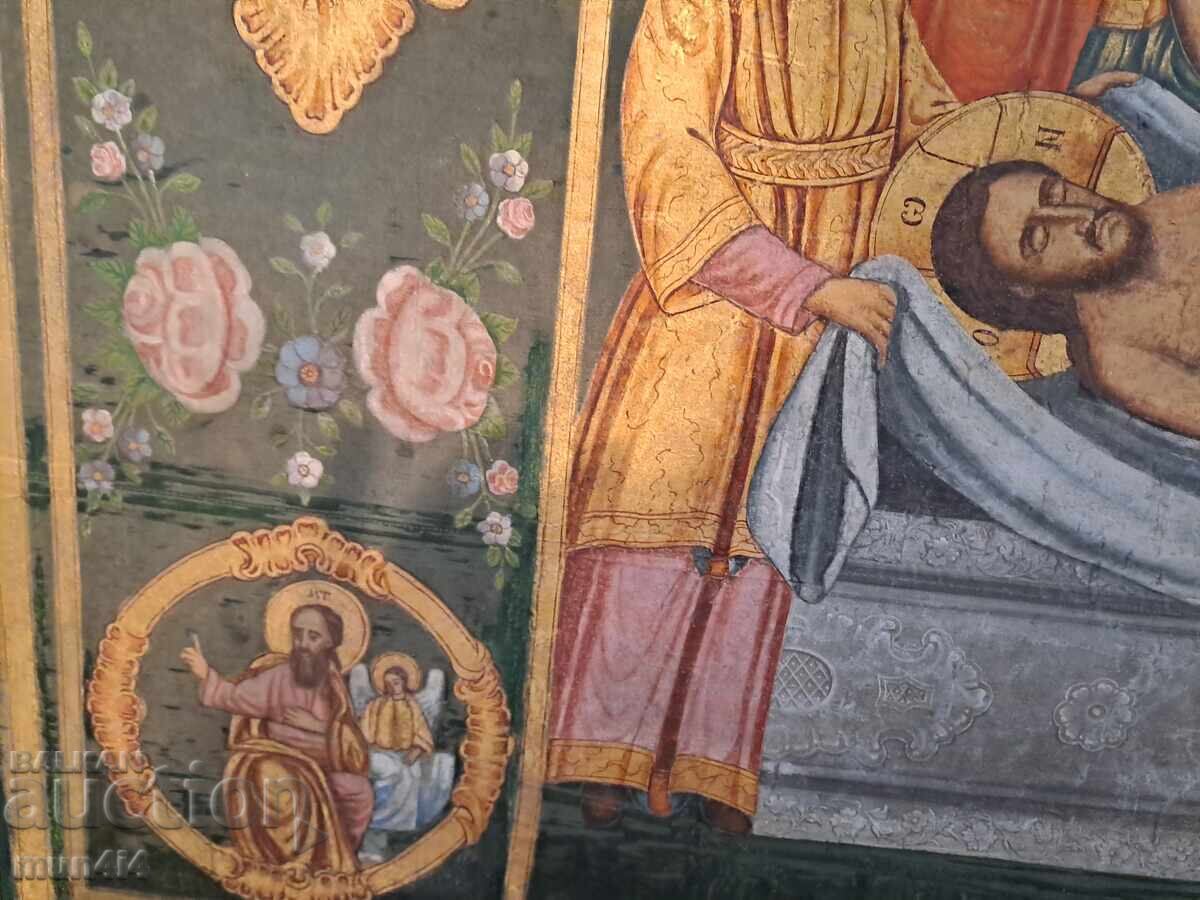 Доставка на Плащеница икона Христо Енчев 1813-1893г. Доставка на Плащеница икона Христо Енчев 1813-1893г.