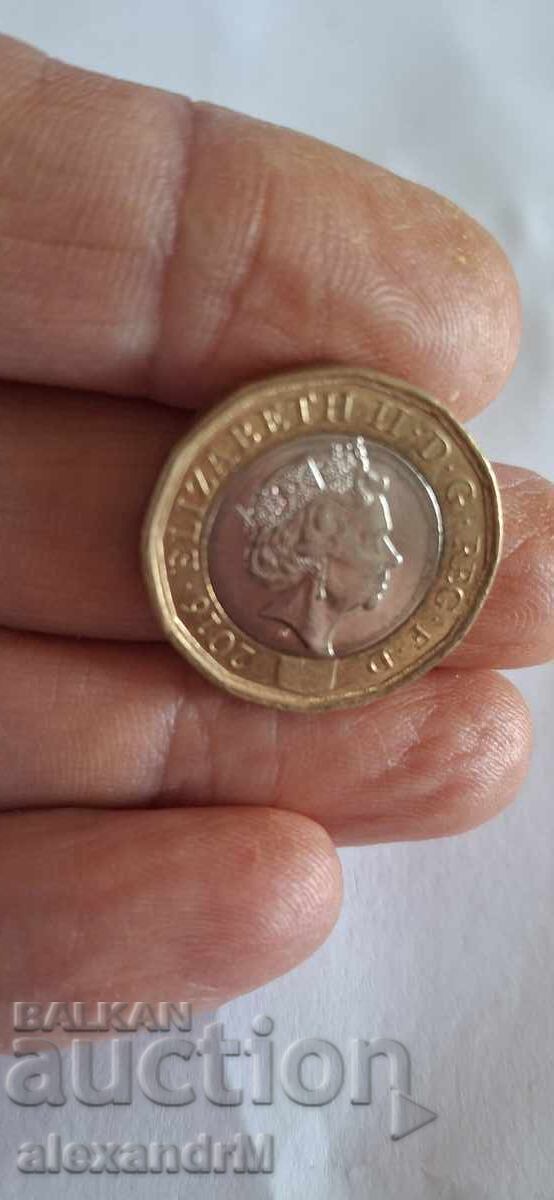 1 Pound, 2016 United Kingdom